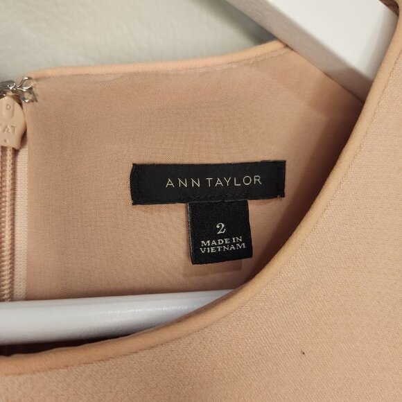 Ann Taylor Blush Cocktail/Suit Dress - Size 2 - Picture 4 of 11